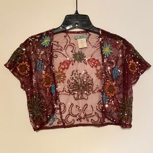 Y2K Marciano Embellished Vest. Size XS/S.